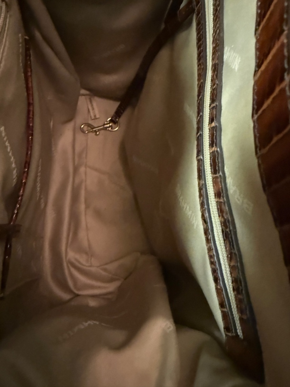 Brahmin Caroline Satchel in Pecan Melbourne Leather - Picture 12 of 12